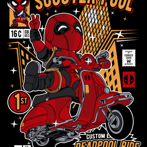 Alternative view of Deadpool Scooter