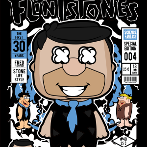 Alternative view of Fred Flinstone