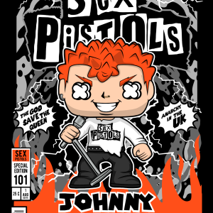 Alternative view of Johnny Rotten Sex Pistols