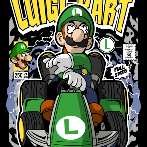 Alternative view of Luigi Karting
