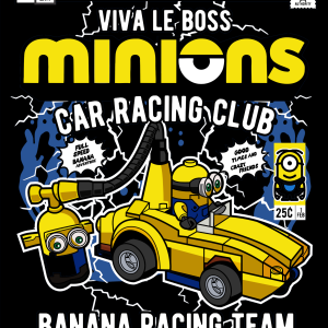 Alternative view of Minions Banana Racing Car