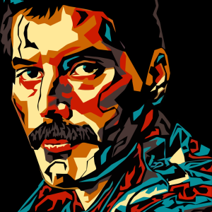 Alternative view of Queen Freddie Mercury