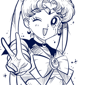 Alternative view of Sailor Moon 8