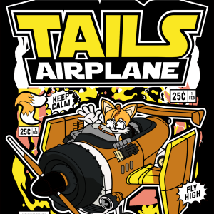Alternative view of Sonic Tails Airplane