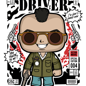 Alternative view of Taxi Driver Robert De Niro