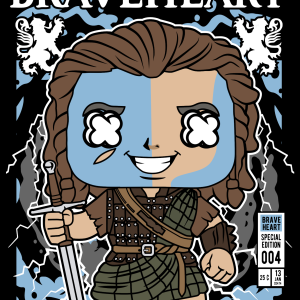 Alternative view of William Wallace Braveheart